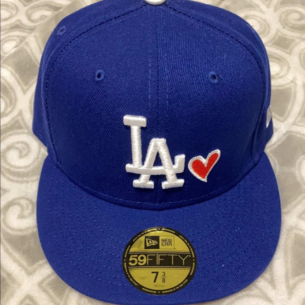 New LA Dodgers 59fifty exclusive cap with heart